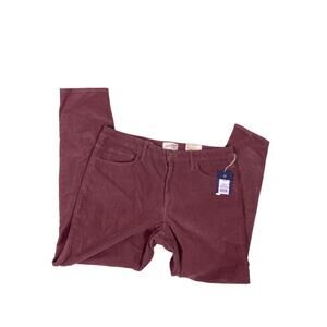 NWT Universal Thread Dusty Rose Corduroy Pants Womens High Rise 14/32R Pink